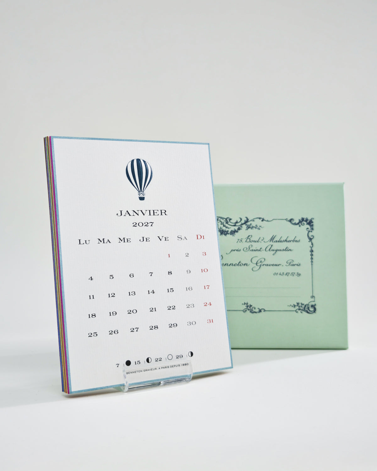 Calendrier 2027 version française