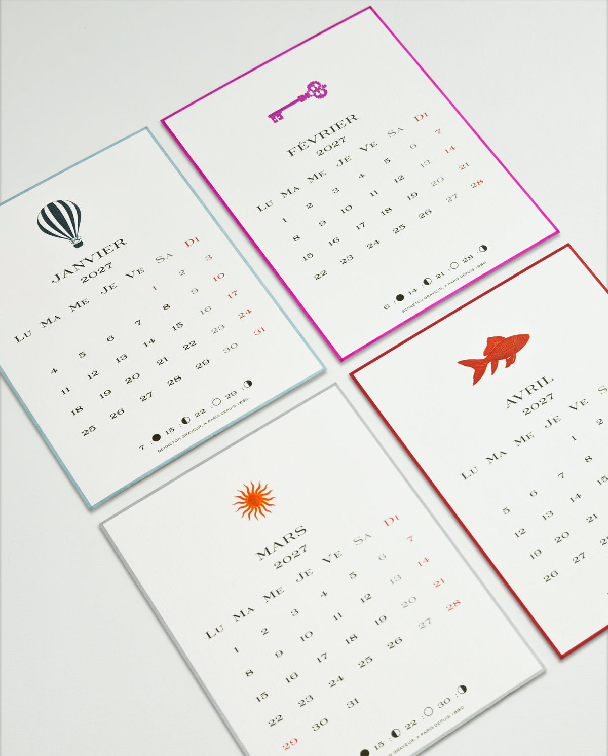 2027 Calendar French version