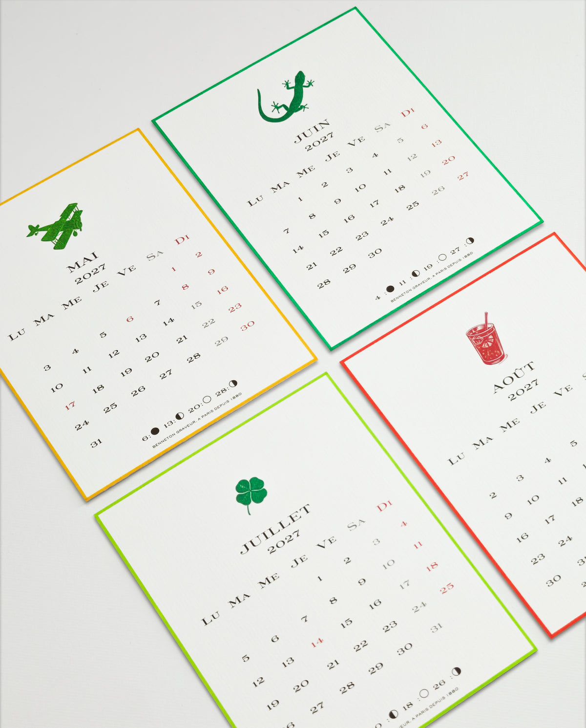 2027 Calendar French version