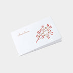 Carte festive motif bonne année gui 