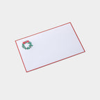 Carte festive motif petite couronne Noel 