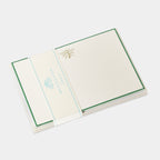 Cartes de correspondance Abeille or bordures vertes - Benneton Graveur