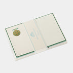 Cartes de correspondance Boule de noel bordures vert - Benneton Graveur