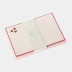 Cartes de correspondance de coccinelle rouge Benneton Graveur