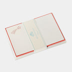 Cartes de correspondance de etoile filante rouge- Benneton Graveur