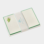 Cartes de correspondance raisin bordures vert - Benneton Graveur