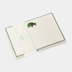 Cartes de correspondance torture de terre bordures vert - Benneton Graveur