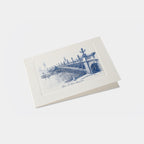 Eau-forte Pont Alexandre III fermée - Couleur BLEU