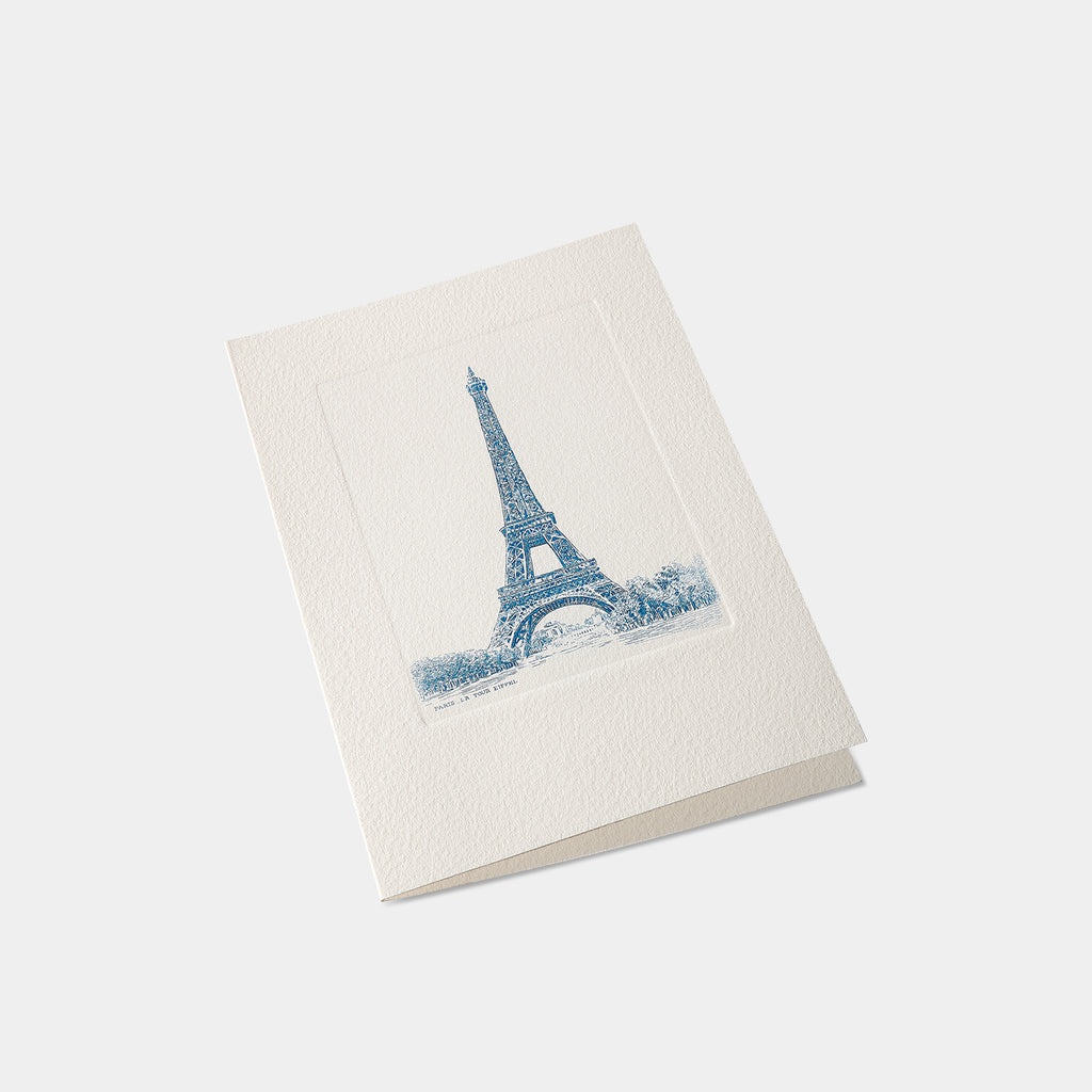 Eau-forte Tour Eiffel Monceau fermée