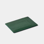 Porte-cartes double face en cuir de chèvre vert Benneton Graveur verso