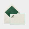 benneton graveur carte de correspondance branche de pin avec enveloppe