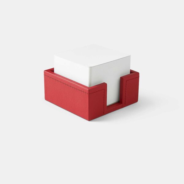 CUBE À FICHES ROUGE