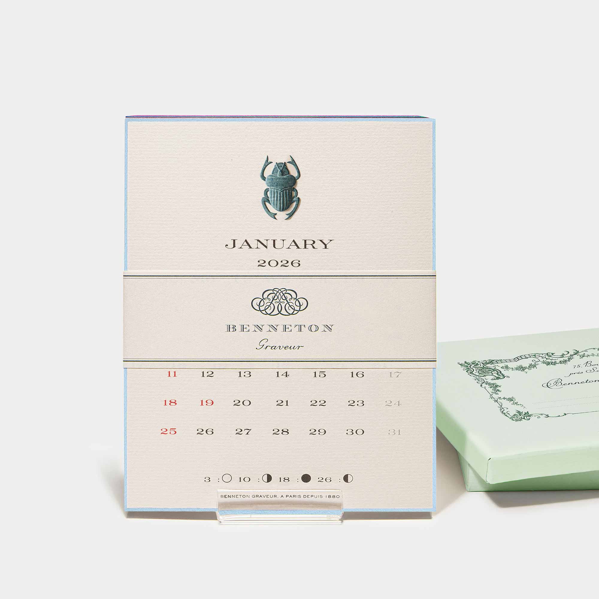 COFFRET CALENDRIER 2026 VERSION ANGLAISE